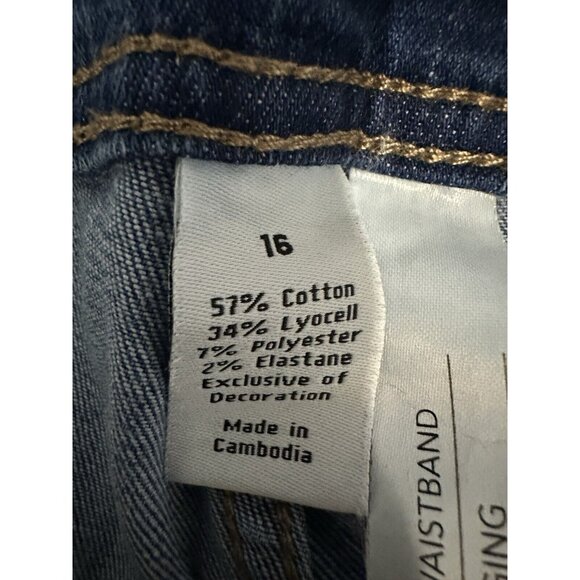 Lane Bryant High Rise Lace Hem Magic Waistband Jeggings Size 16 - Picture 7 of 10